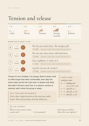 Sample page: Tension and release